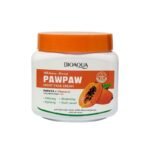 CREMA FACIAL HIDRATANTE DE PAPAYA CON VITAMINA C 300G, DA A LA PIEL HUMEDAD, HIDRATA Y REJUVENECE BIOAQUA