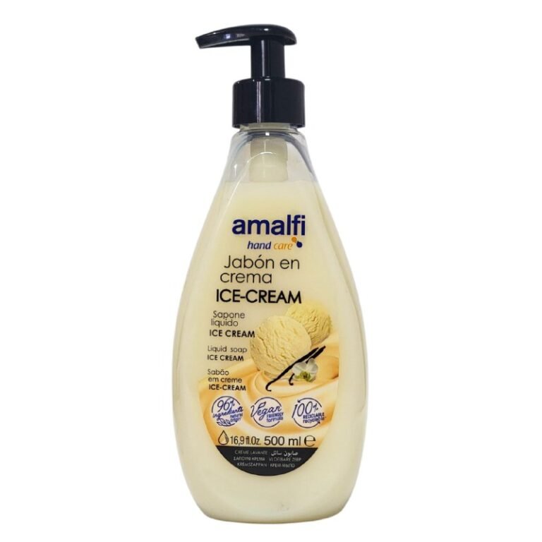 JABON DE MANOS CON AROMA A VAINILLA SUAVIZANTE AMALFI 500ML