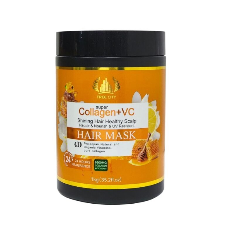 MASCARA PARA EL CABELLO CON COLAGENO REPARADOR SUAVIZANTE TREE CITY 1KG