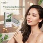 MASCARA PARA EL CABELLO DE EXTRACTO DE ROMERO Y ACIDO HIALURONICO REPARADOR CRECEPELO SADOER 7.5GX8UND