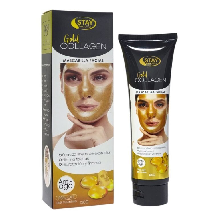 MASCARILLA FACIAL CON COLAGENO DORADO SUAVIZANTE ANTIENVEJECIMIENTO STAR BEAUTIFUL 120G