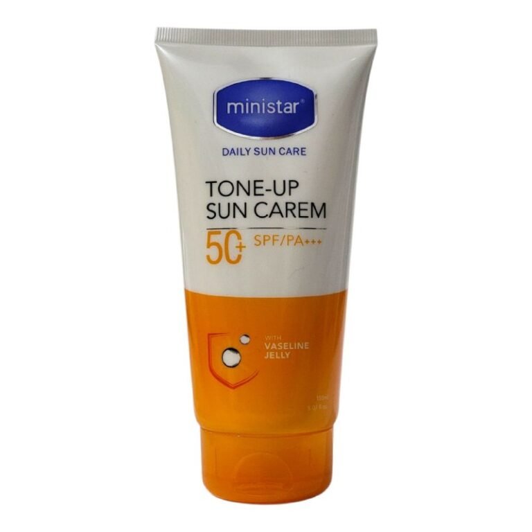 PROTECTOR SOLAR EN CREMA TONIFICADORA SPF50 MINISTAR 150ML, DUPE DE VASELINE