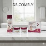 SET DE TRATAMIENTO FACIAL CON ACIDO HIALURONICO Y COLAGENO SUAVIZANTE Y REJUVENECEDOR DE 4 PIEZAS DR COMELY