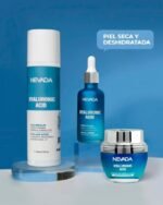 SET FACIAL DE ACIDO HIALURONICO DE 3 PIEZAS HIDRATANTE REJUVENECEDOR NEVADA
