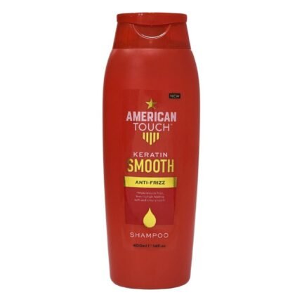 SHAMPOO PARA EL CABELLO CON KERATINA QUE REDUCEN EL ENCRESPAMIENTO AMERICAN TOUCH 400ML