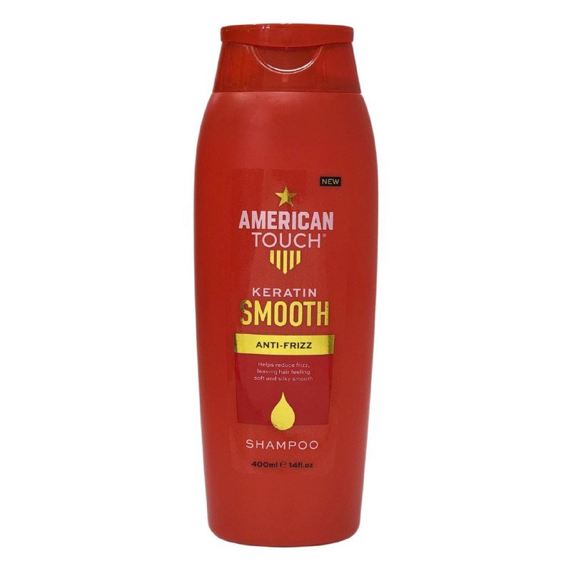 SHAMPOO PARA EL CABELLO CON KERATINA QUE REDUCEN EL ENCRESPAMIENTO AMERICAN TOUCH 400ML SHAMPOO PARA EL CABELLO CON KERATINA QUE REDUCEN EL ENCRESPAMIENTO AMERICAN TOUCH 400ML