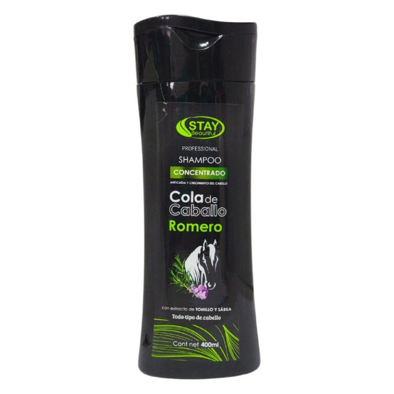 SHAMPOO PARA EL CABELLO CONCENTRADO DE COLA DE CABALLO Y ROMERO ANTICAIDA Y CRECIMIENTO STAY BEAUTIFUL 400ML