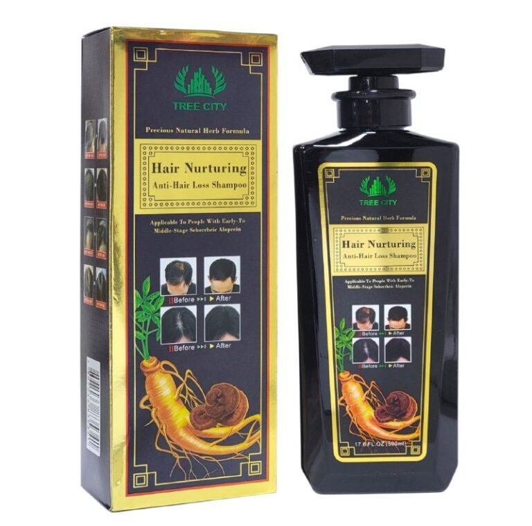 SHAMPOO PARA EL CABELLO DE GENGIBRE DE CRECIMIENTO DEL PELO SUAVE TREE CITY 500ML
