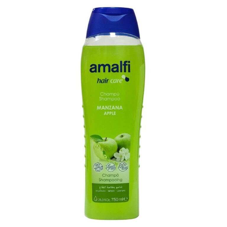 SHAMPOO PARA EL CABELLO DE MANZANA VERDE REVITALIZANTE REFRESCANTE AMALFI 750ML