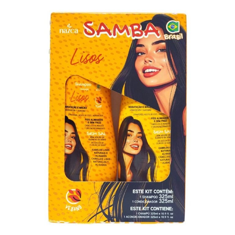 SHAMPOO Y ACONDICIOONADOR EN SET PARA CABELLO LISOS Y ALISADOS HIDRATANTE SUAVIZANTE NAZCA 325MLX2