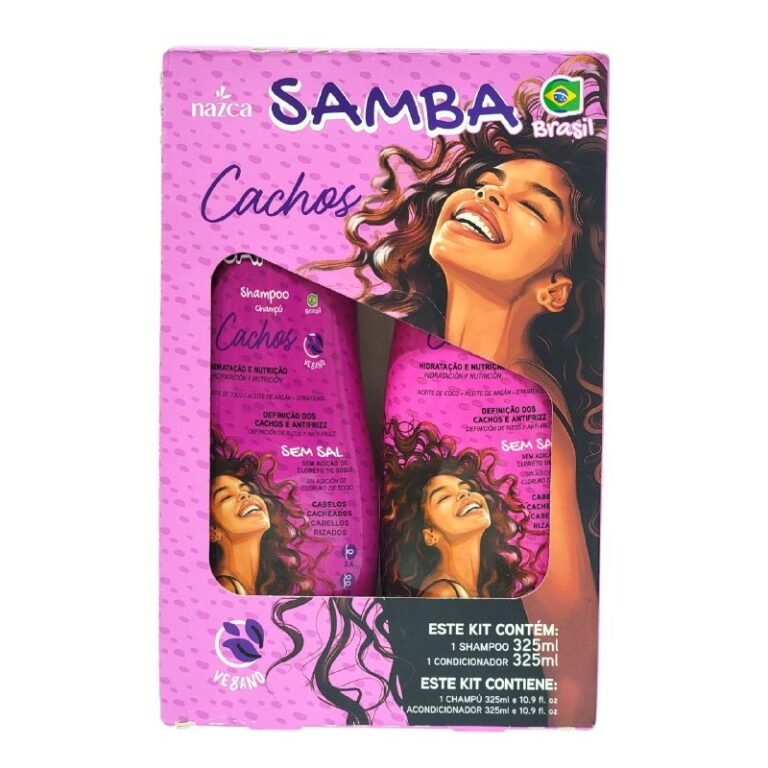 SHAMPOO Y ACONDICIOONADOR EN SET PARA CABELLO RIZADO HIDRATANTE Y NUTRITIVO NAZCA 325MLX2