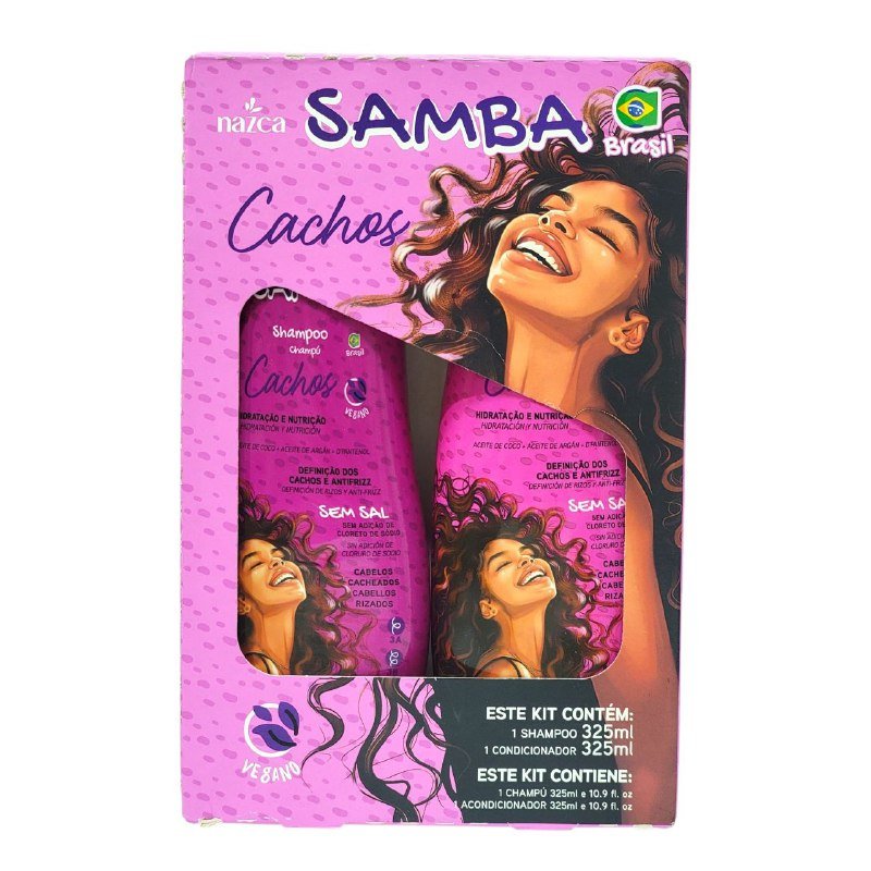 SHAMPOO Y ACONDICIOONADOR EN SET PARA CABELLO RIZADO HIDRATANTE Y NUTRITIVO NAZCA 325MLX2 SHAMPOO Y ACONDICIOONADOR EN SET PARA CABELLO RIZADO HIDRATANTE Y NUTRITIVO NAZCA 325MLX2