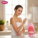 TALCO PARA EL CUERPO PERFUMADO CON AROMA A ROSA HIDRATANTE NEVADA 369G