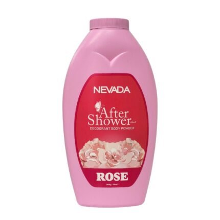 TALCO PARA EL CUERPO PERFUMADO CON AROMA A ROSA HIDRATANTE NEVADA 369G