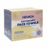TOALLITAS FACIALES DE ALGODON DESECHABLES SUAVES MULTIUSOS NEVADA 40UND