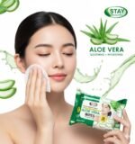 TOALLITAS HUMEDAS FACIALES DE ALOE VERA HIDRATANTES STAY BEAUTIFUL 30UND