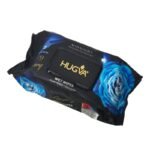 TOALLITAS HUMEDAS SUAVES CON OLOR DE PERFUME HUGVA 120UND