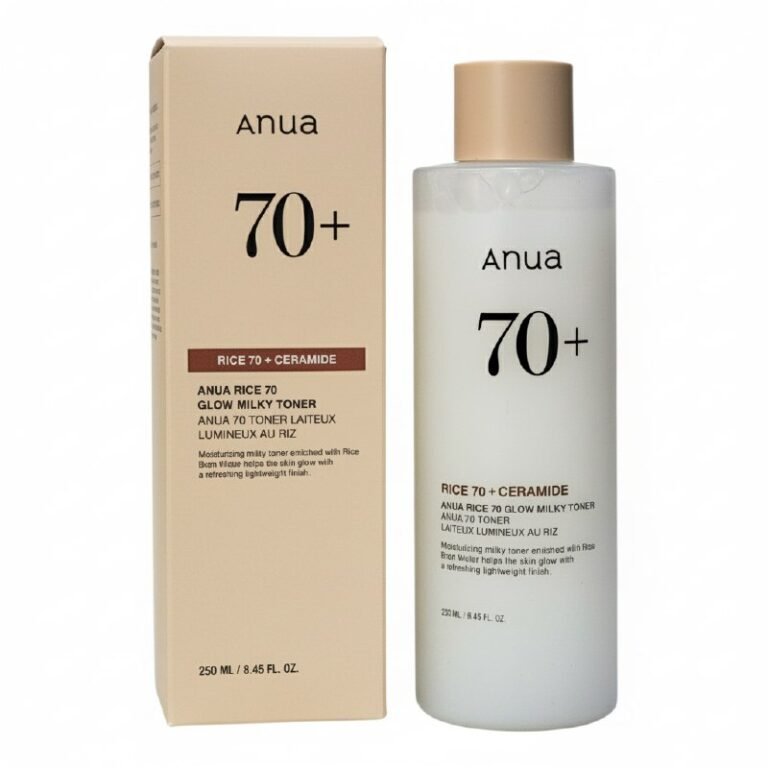 TONICO FACIAL LECHOSO DE ARROZ Y CERAMIDA BRILLANTE REFRESCANTE ANUA 250ML