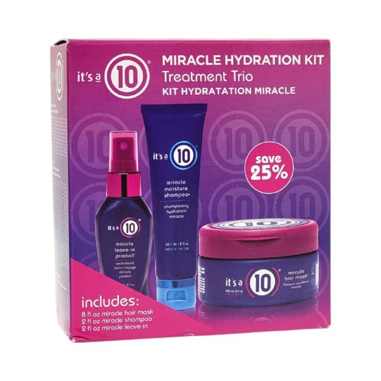 TRATAMIENTO PARA EL CABELLO EN TRIO HIDRATANTE MILAGROSO PARA PELO DAÑADO ITS A 10