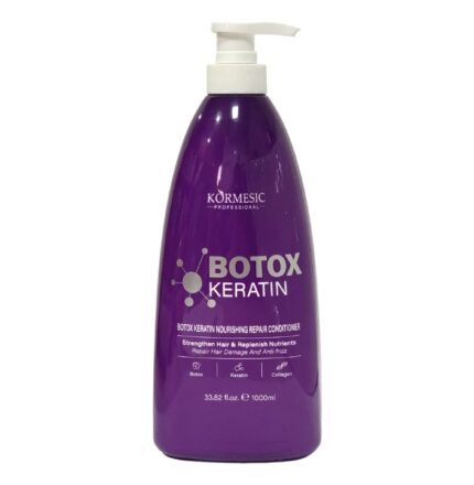 ACONDICIONADOR PARA EL CABELLO ALISANTE DE KERATINA Y BOTOX NUTRE, LIMPIA Y REMODELA PROFUNDAMENTE EL PELO KORMESIC 1000ML