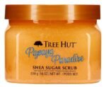 CREMA CORPORAL EXFOLIANTE DE AZUCAR SUAVIZANTE HIDRATANTE CON AROMA A PAPAYA TROPICAL THREE HUT 510G