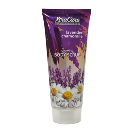 CREMA CORPORAL EXFOLIANTE DE MANZANILLA Y LAVANDA, ELIMINA CELULAS MUERTAS Y DA BRILLO NATURAL XTRACARE 198G