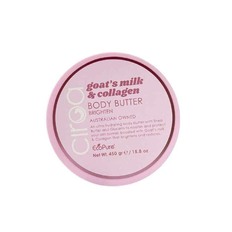 CREMA CORPORAL MANTECA DE LECHE DE CABRA Y COLAGENO ILUMINADOR HIDRATANTE CIROA 450G