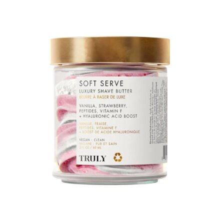 CREMA CORPORAL MANTECA PARA DESPUES DE AFEITAR DE LUJO DE VAINILLA Y FRESA TRULY 60ML