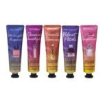 CREMA CORPORAL PARA MANOS EN SET DE 5 PIEZAS CON PERFUME HIDRATANTE MISS VANESSA 30GX5