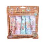 CREMA CORPORAL PARA MANOS EN SET DE 5 PIEZAS HIDRATANTES NUTRITIVAS MISS VANESSA 30GX5UND