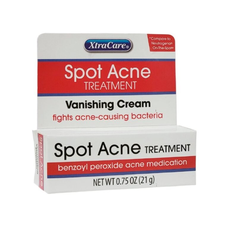 CREMA FACIAL PARA EL ACNE LOCALIZADO DE PEROXIDO DE BENZOILO QUITA ACNE Y ESPINILLAS RAPIDAMENTE XTRACARE 21G
