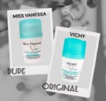 DESODORANTE PARA MUJERES ANTITRANSPIRANTE DE 48H OLOR A KARITE Y VAINILLA MISS VANESSA 50ML DUPE DE VICHY
