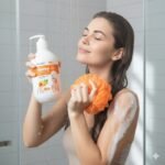 GEL DE DUCHA DE PAPAYA CON VITAMINA C HIDRATANTE ILUMINADOR BIOAQUA 480ML