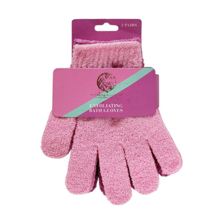 GUANTES PARA DUCHA DE MALLA PARA EL EXFOLIANTES EN PAQUETE DE 2 PARES MACBETJ