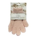 GUANTES PARA DUCHA DE MALLA PARA EL EXFOLIANTES EN PAQUETE DE 2 PARES RUBY & MILLIE