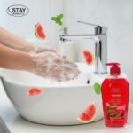 JABON DE MANOS DE SANDIA Y MENTA LIMPIEZA PROFUNDA SUAVIZANTE STAY BEAUTIFUL 444ML