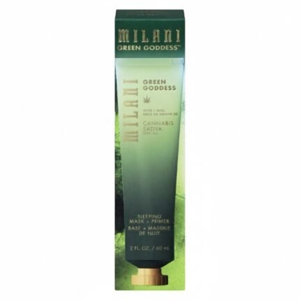 MASCARILLA FACIAL DE NOCHE, DE ACEITE DE SEMILLA DE CANNABIS QUE SIRVE TAMBIEN COMO PRIMER, SUAVIZANTE MILANI 60ML