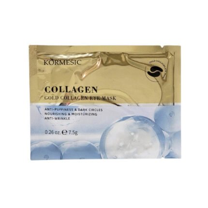 MASCARILLA FACIAL PARA LOS OJOS EN PARCHES DE COLAGENO DORADO REJUVENECEDOR KORMESIC 7.5G