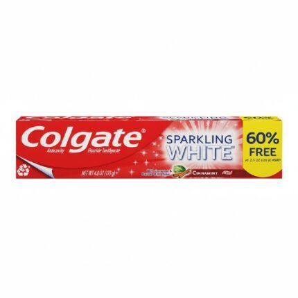 PASTA DE DIENTES, PASTA DENTAL ANTICARIES CON FLUOR BLANQUEADOR SABOR CANELA Y MENTA COLGATE 113G