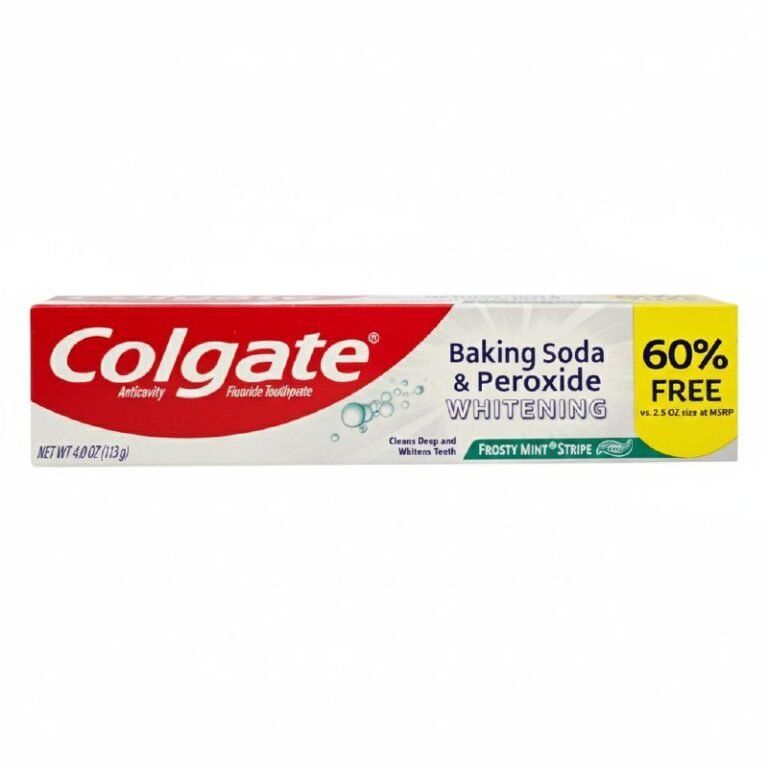 PASTA DE DIENTES, PASTA DENTAL BLANQUEADORA CON BICARBONATO DE SODIO Y PEROXIDO ANTICARIES COLGATE 113G