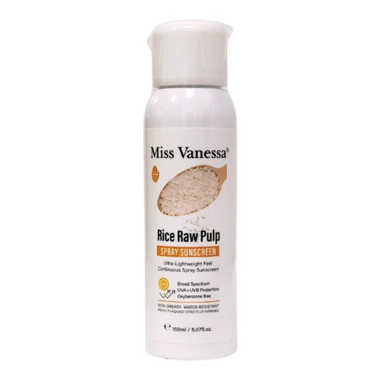 PROTECTOR SOLAR EN SPRAY DE PULPA CRUDA DE ARROZ HIDRATANTE MISS VANESSA 150ML DUPE DE BIOAQUA