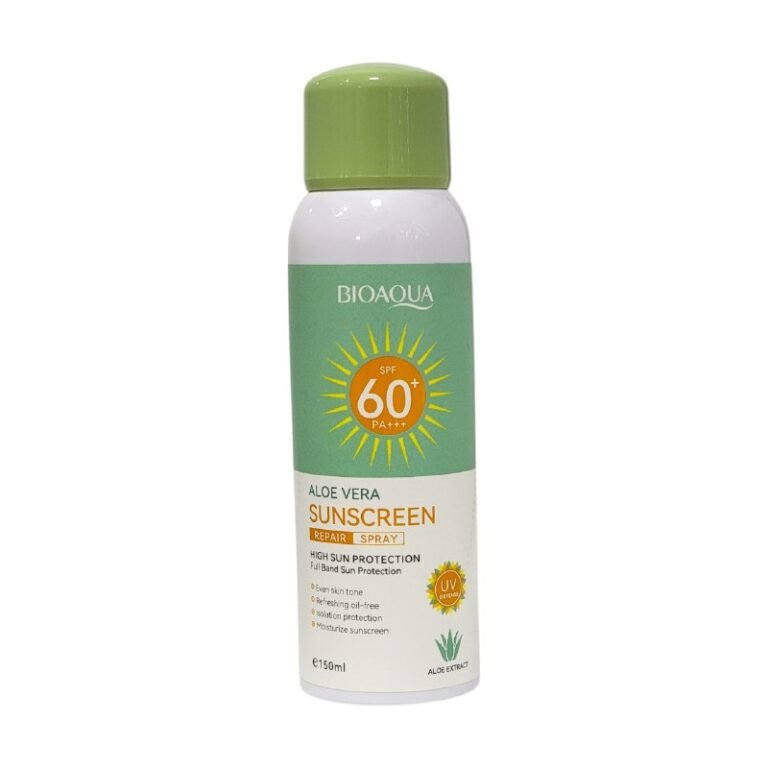 PROTECTOR SOLAR EN SPRAY SPF60 DE ALOE VERA HIDRATANTE DE RAPIDA ABSORCION BIOAQUA 150ML