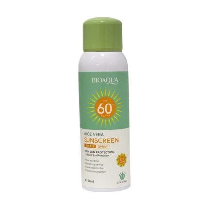 PROTECTOR SOLAR EN SPRAY SPF60 DE ALOE VERA HIDRATANTE DE RAPIDA ABSORCION BIOAQUA 150ML