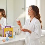 SET DE CUIDADO CORPORAL DE 4 PIEZAS, CREMA CORPORAL 30GX2, SPRAY PERFUMADO PARA EL CUERPO Y CABELLO 100MLX2 SOLO EN IBIZA