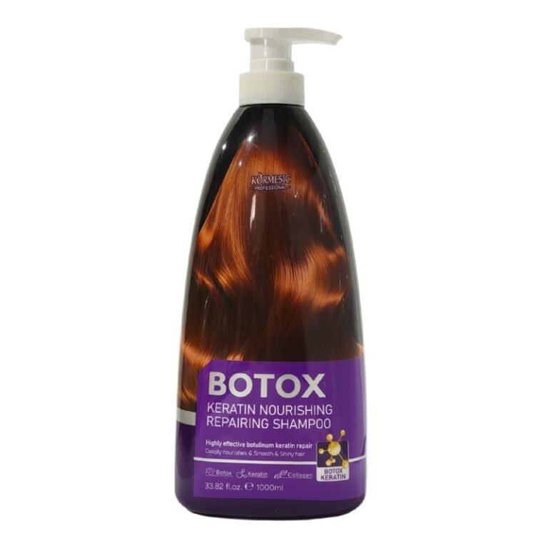 SHAMPOO PARA EL CABELLO REPARADOR NUTRITIVO DE KERATINA Y BOTOX REPARADOR NUTRITIVO PROFUNDO KORMESIC 1000ML