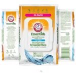 TOALLITAS HUMEDAS FACIALES CON BICARBONATO DE SODIO Y SENSACION DE AGUA FRESCA, TOALLITAS DESODORANTE QUE LIMPIAN, REFRESCAN ARM & HAMMER 30UND