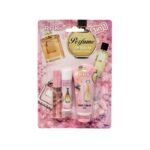 CREMA CORPORAL PARA MANOS EN SET CON PERFUME Y BALSAMO LABIAL RPK