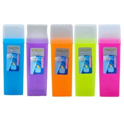 FUNDA ESTUCHE CUADRADO PORTATIL PARA CEPILLOS DE DIENTES TOOTH BRUSH BOX