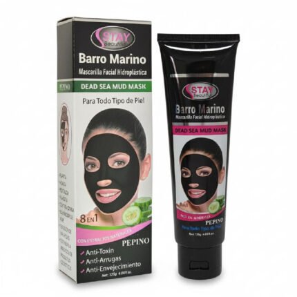 MASCARILLA FACIAL DE BARRO MARINO Y PEPINO HIDROPLASTICA HIDRATANTE STAY BEAUTIFUL 120G