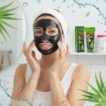 MASCARILLA FACIAL NEGRA CON GEL DE ALOE VERA PARA PUNTOS NEGROS Y CONTROL DE GRASA MISS VANESSA 100G